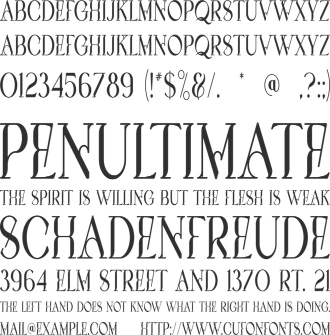 Fig font preview