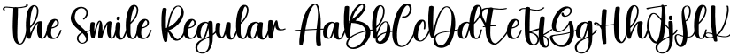 The Smile Regular font