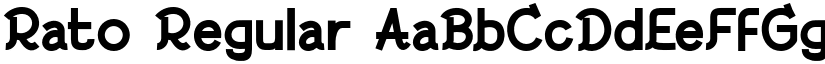 Rato Regular font