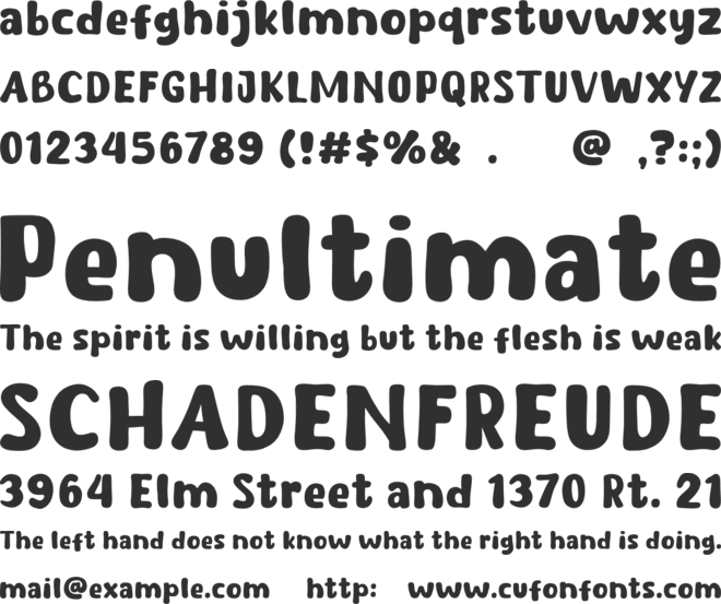 Baby Bumi font preview