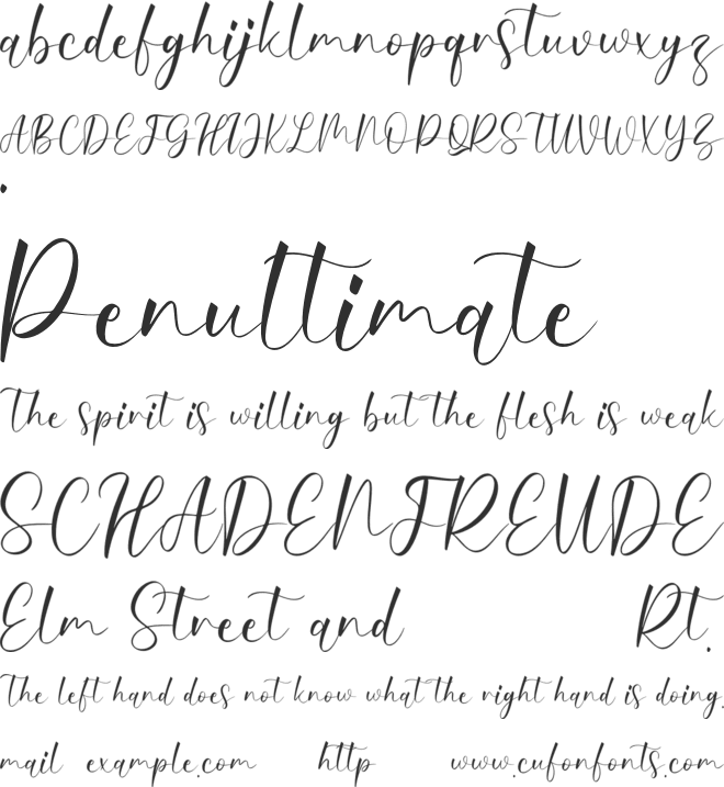 Type Dream font preview