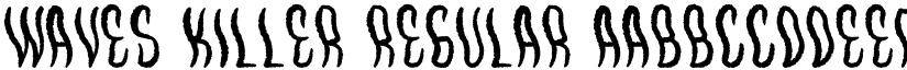 Waves Killer Regular font