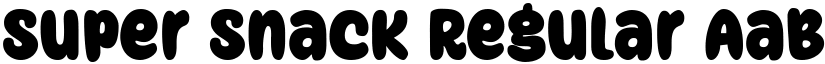 Super Snack Regular font