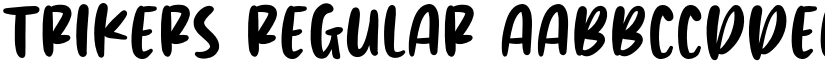 Trikers Regular font