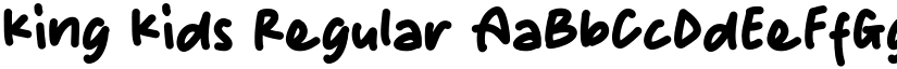 King Kids Regular font