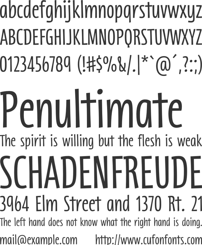 Catastrophic Consequences font preview