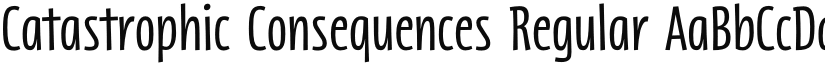 Catastrophic Consequences font download