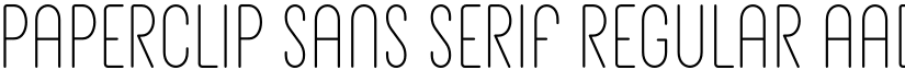 Paperclip Sans Serif Regular font