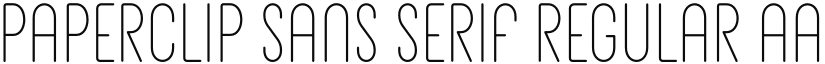 Paperclip Sans Serif font download