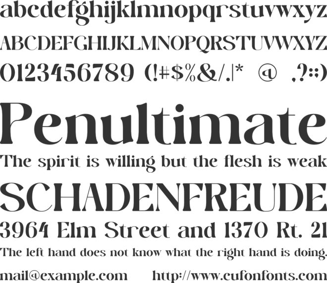 WONDER SEASON font preview