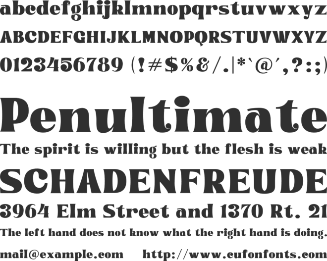 Beyond Worth font preview