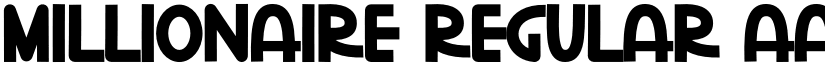 Millionaire Regular font