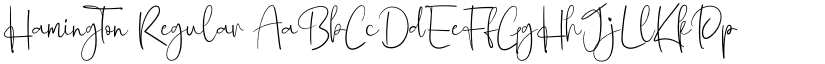 Hamington Regular font