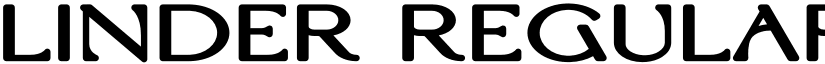Linder Regular font