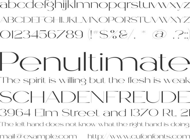 Hyacinth font preview