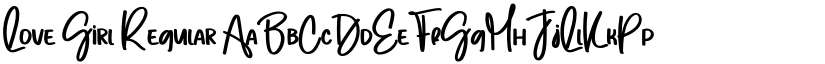 Love Girl Regular font