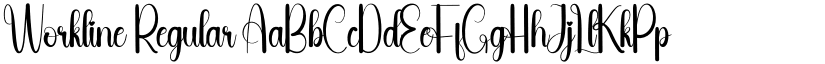 Workline Regular font