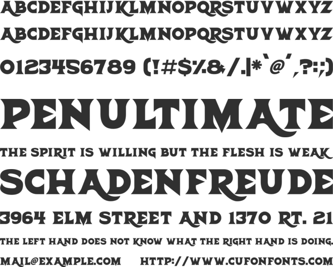 Trick Or Treats font preview