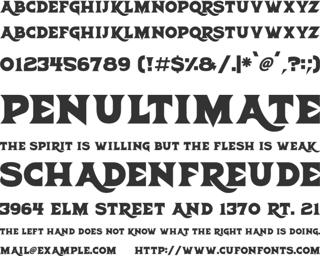 Trick Or Treats font preview