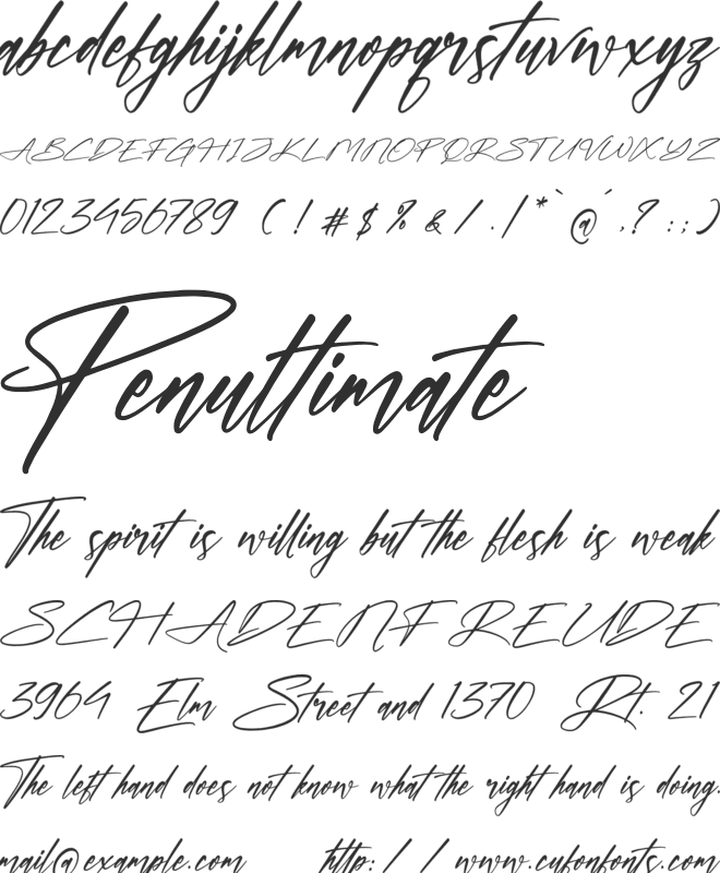 Archattson Hollmytro font preview