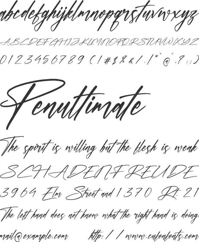 Archattson Hollmytro font preview