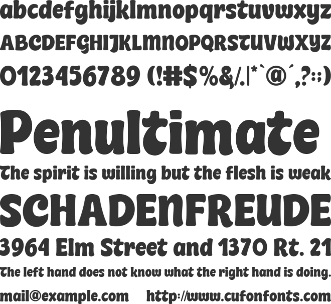 Mantra Rimba font preview