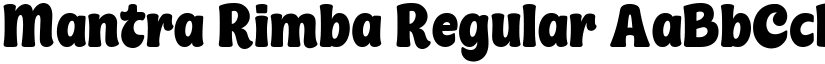 Mantra Rimba Regular font