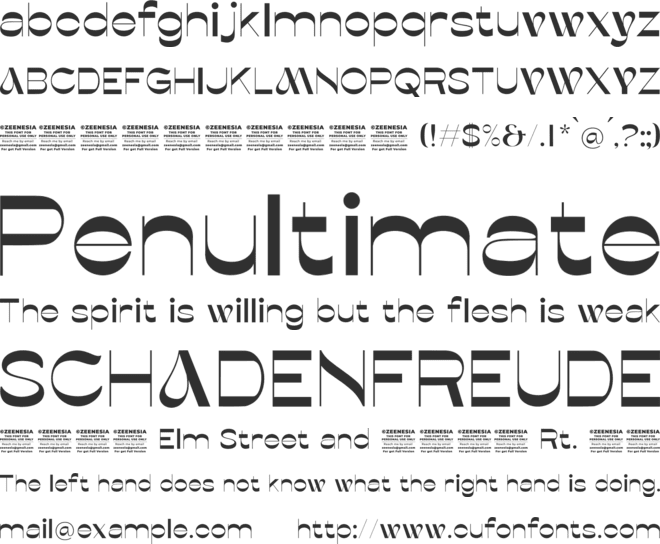 Bionca Personal Use Only font preview
