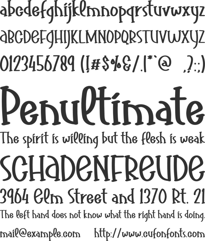 Another Girlie font preview