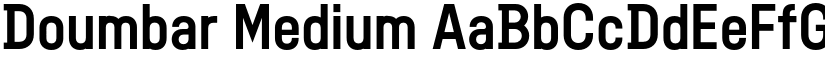Doumbar Medium font