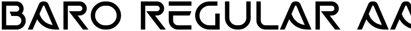 BARO Regular font