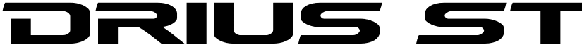 Drius Straight Expanded Regular font