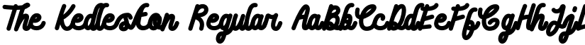 The Kedleston Regular font