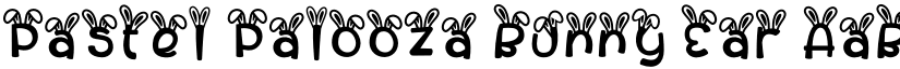 Pastel Palooza Bunny Ear font