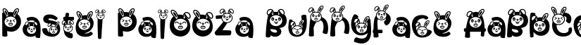 Pastel Palooza BunnyFace font