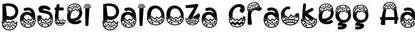 Pastel Palooza Crackegg font