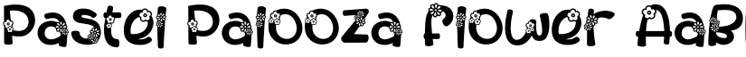 Pastel Palooza Flower font