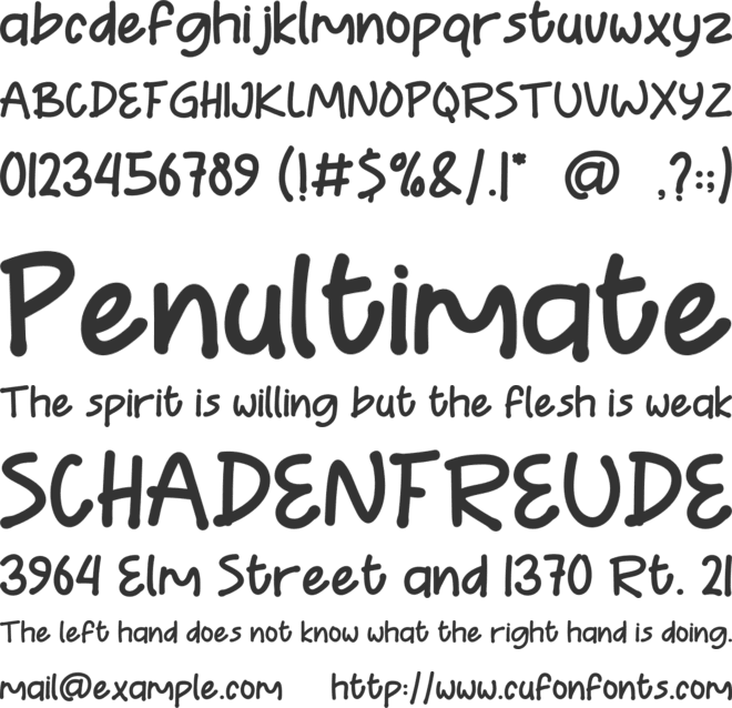 Ordinary Boys font preview