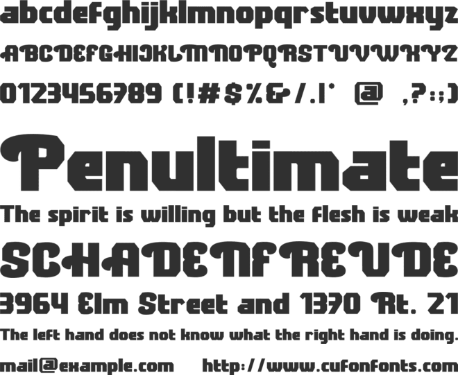 Old Beck font preview
