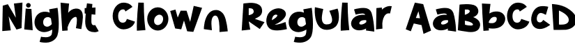 Night Clown Regular font