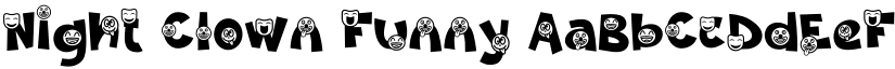 Night Clown Funny font