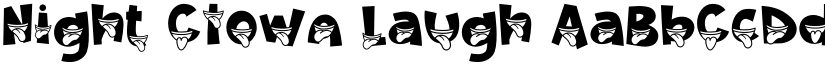 Night Clown Laugh font