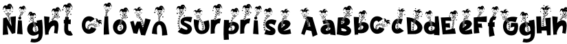 Night Clown Surprise font