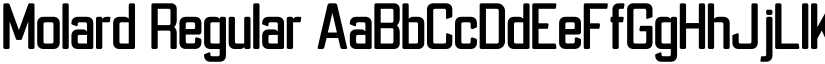Molard Regular font