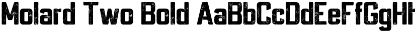 Molard Two Bold font