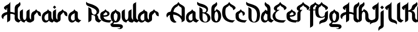 Huraira Regular font