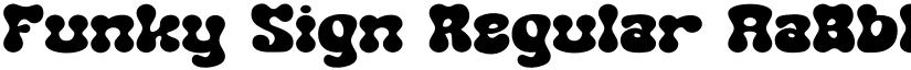 Funky Sign Regular font
