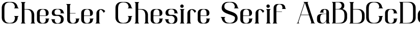 Chester Chesire Serif font