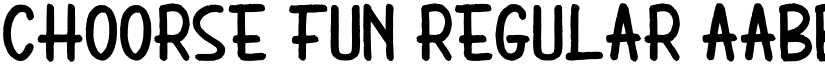 Choorse Fun Regular font