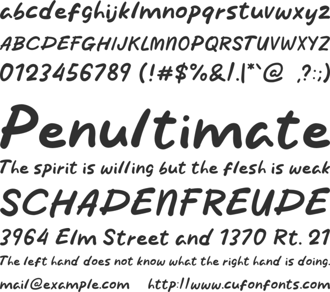 Chatnow font preview